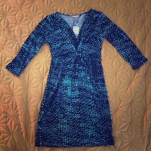 Black and Aqua Dress